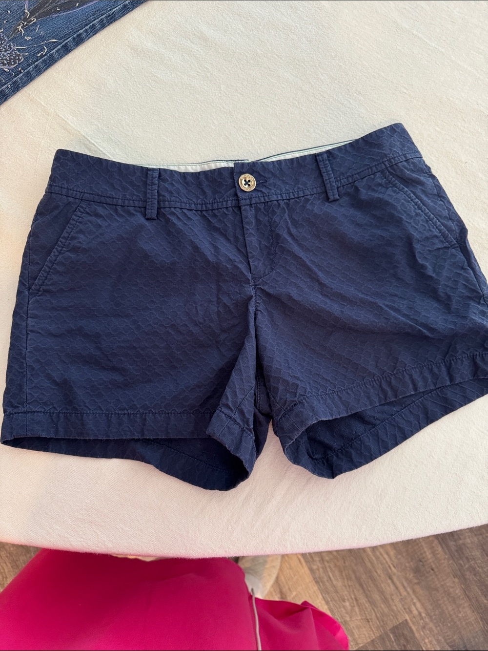 Lillly PulitzerNavy Textured Women’s Cotton Shorts